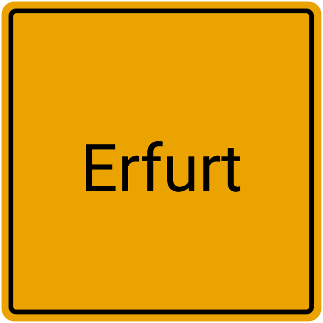 Meldebestätigung Erfurt