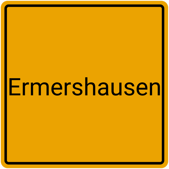 Meldebestätigung Ermershausen