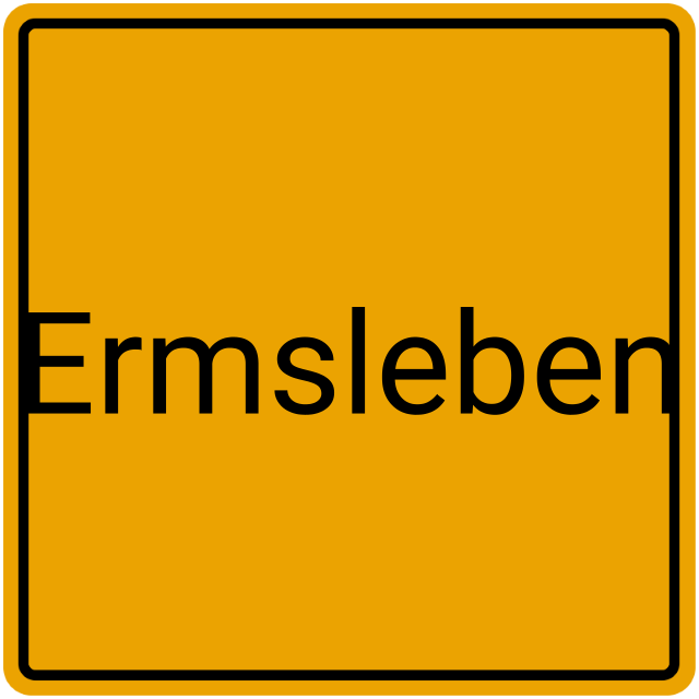 Meldebestätigung Ermsleben