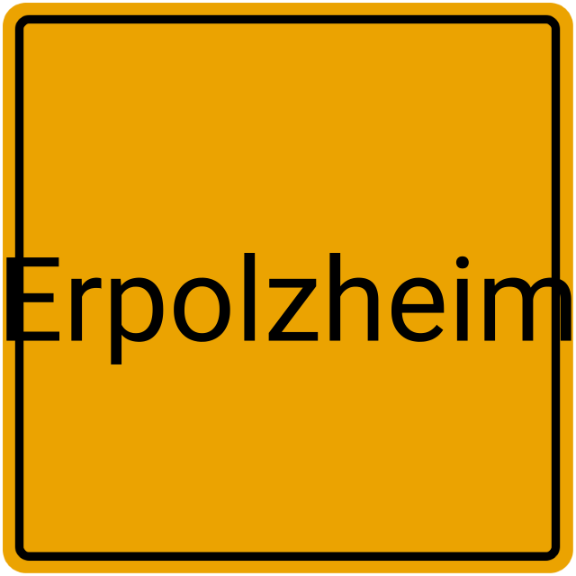 Meldebestätigung Erpolzheim