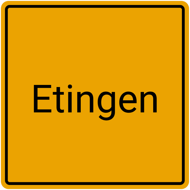 Meldebestätigung Etingen