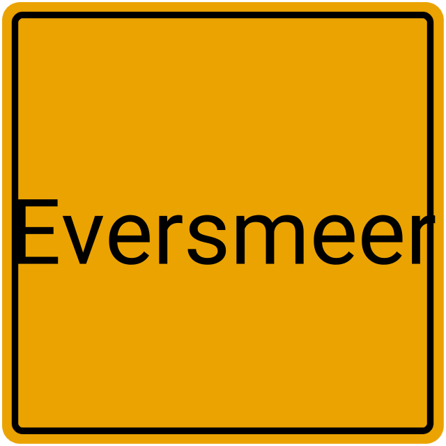 Meldebestätigung Eversmeer