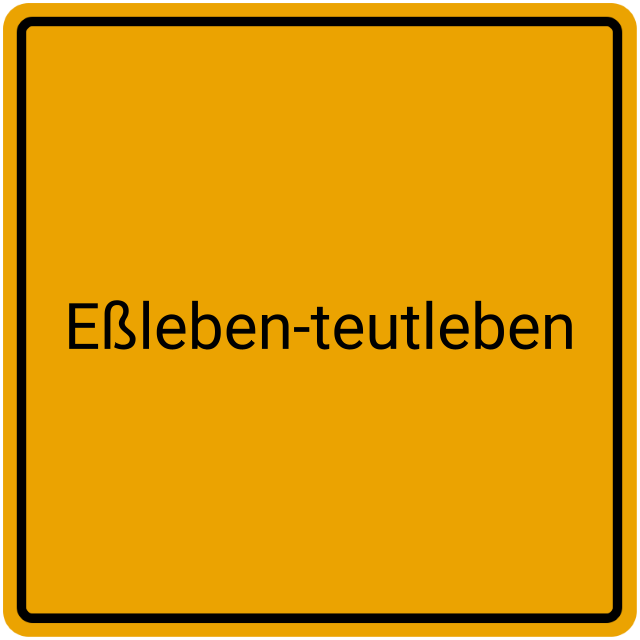 Meldebestätigung Eßleben-Teutleben