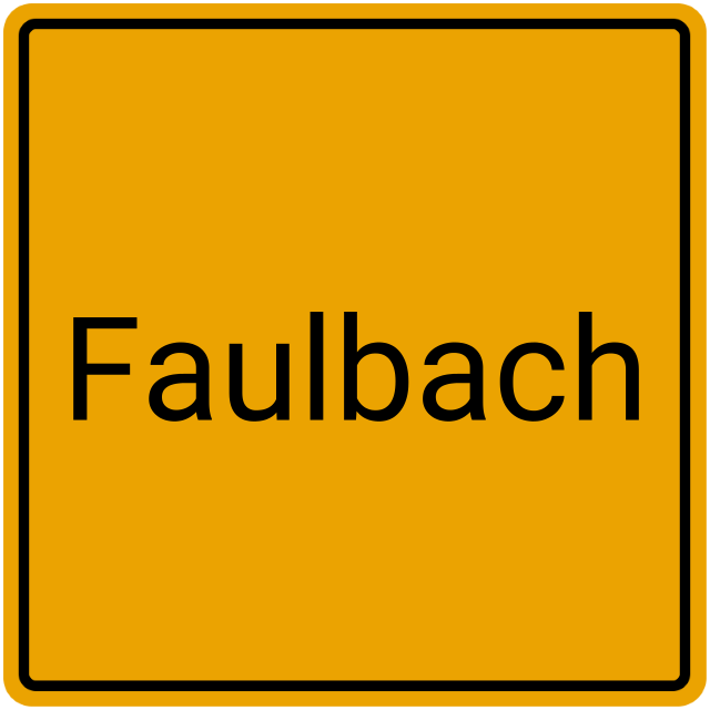 Meldebestätigung Faulbach