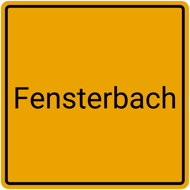 Meldebestätigung Fensterbach