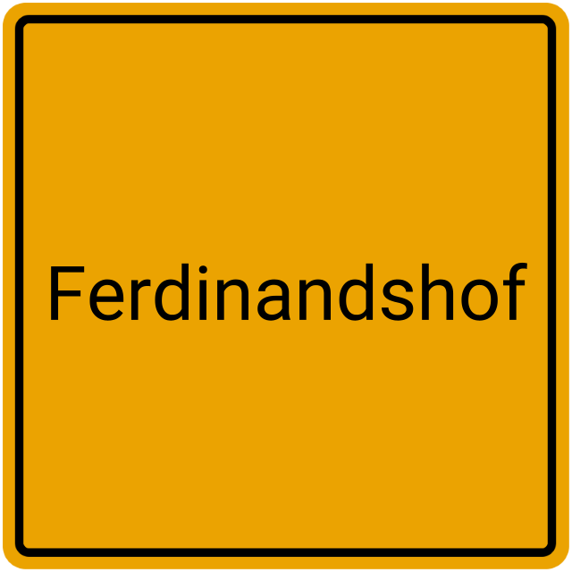 Meldebestätigung Ferdinandshof