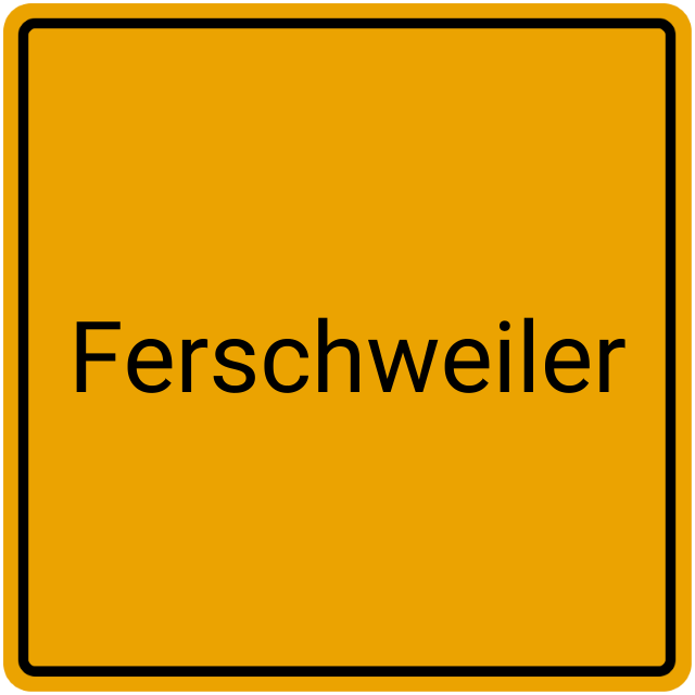 Meldebestätigung Ferschweiler