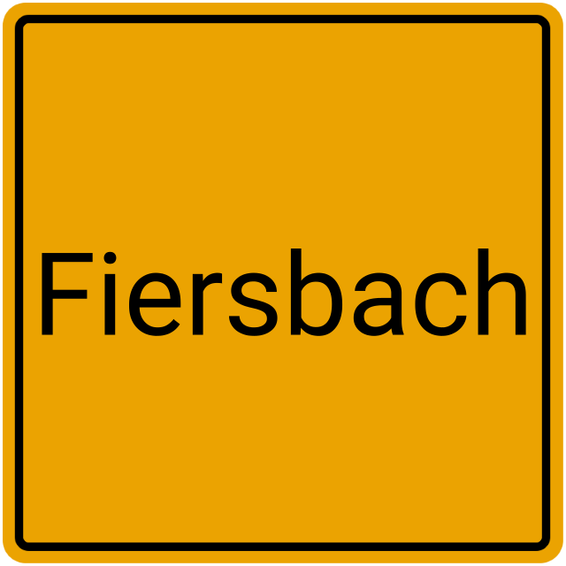Meldebestätigung Fiersbach