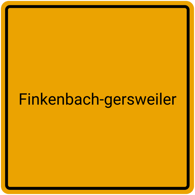 Meldebestätigung Finkenbach-Gersweiler