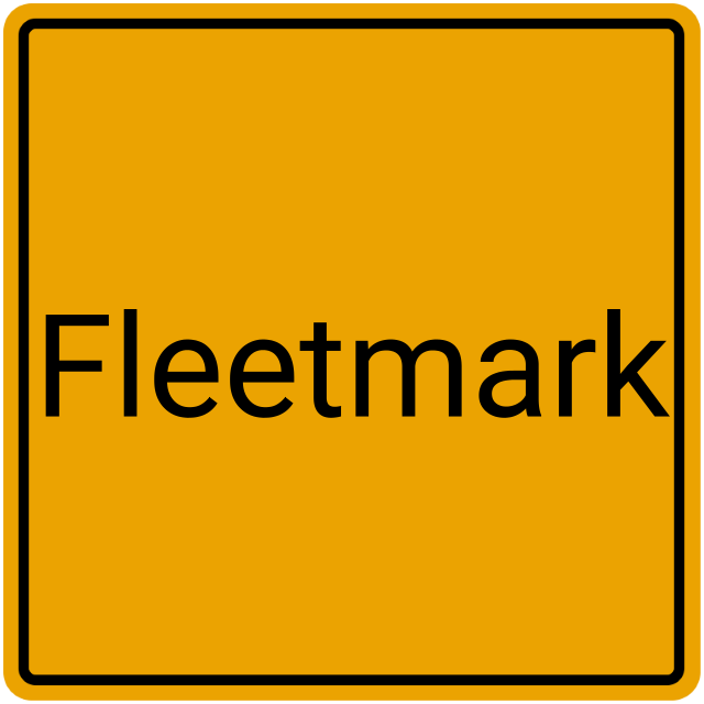 Meldebestätigung Fleetmark