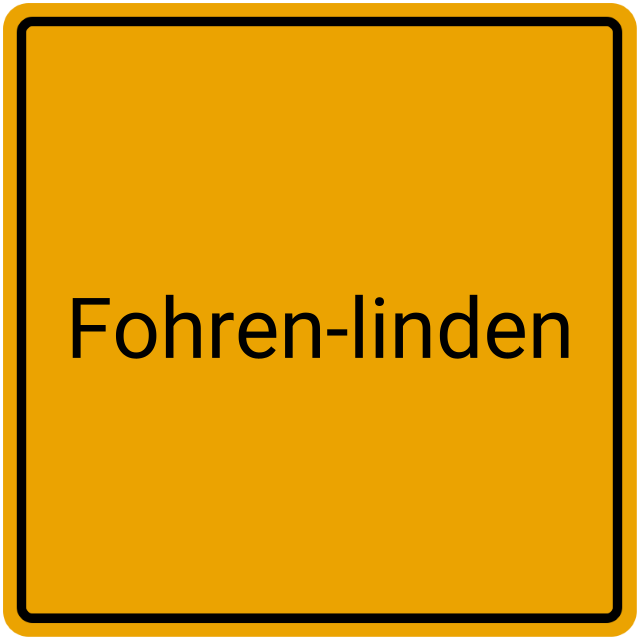 Meldebestätigung Fohren-Linden