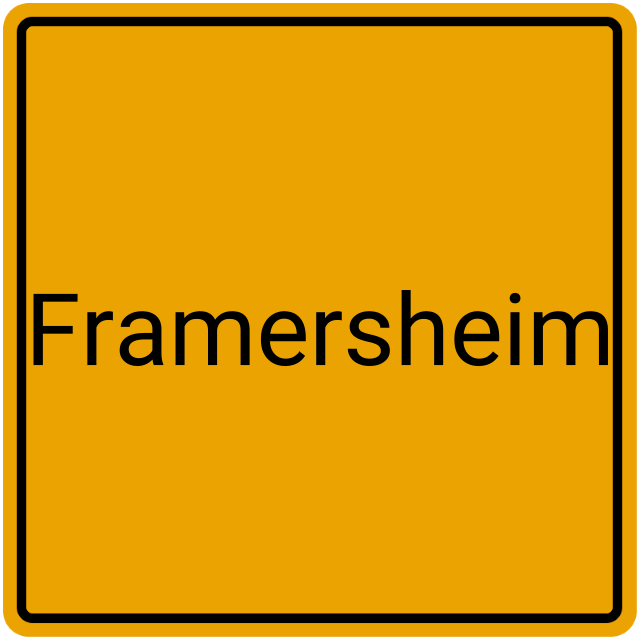 Meldebestätigung Framersheim