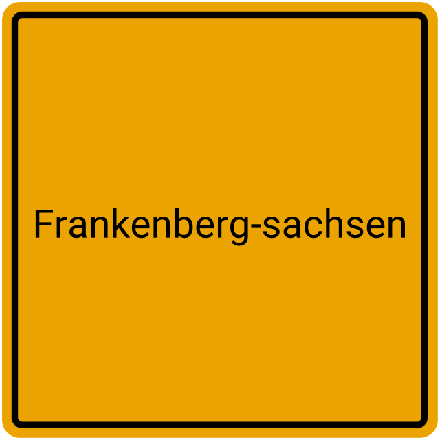 Meldebestätigung Frankenberg-Sachsen
