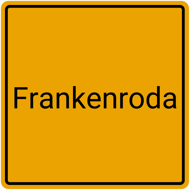 Meldebestätigung Frankenroda