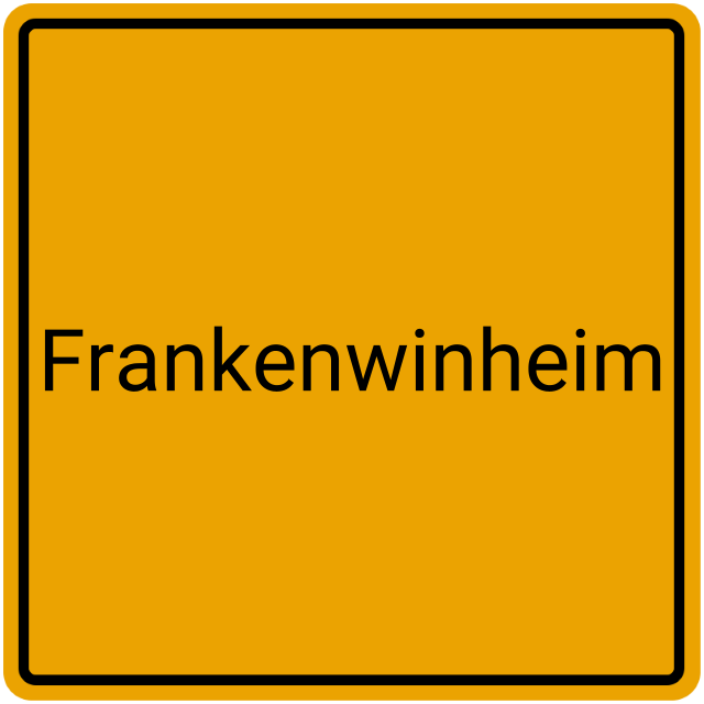 Meldebestätigung Frankenwinheim