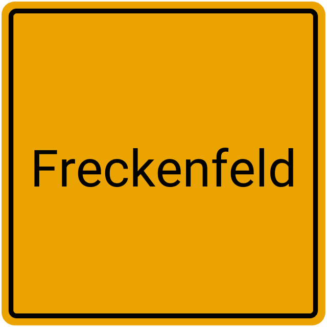 Meldebestätigung Freckenfeld