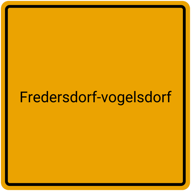 Meldebestätigung Fredersdorf-Vogelsdorf
