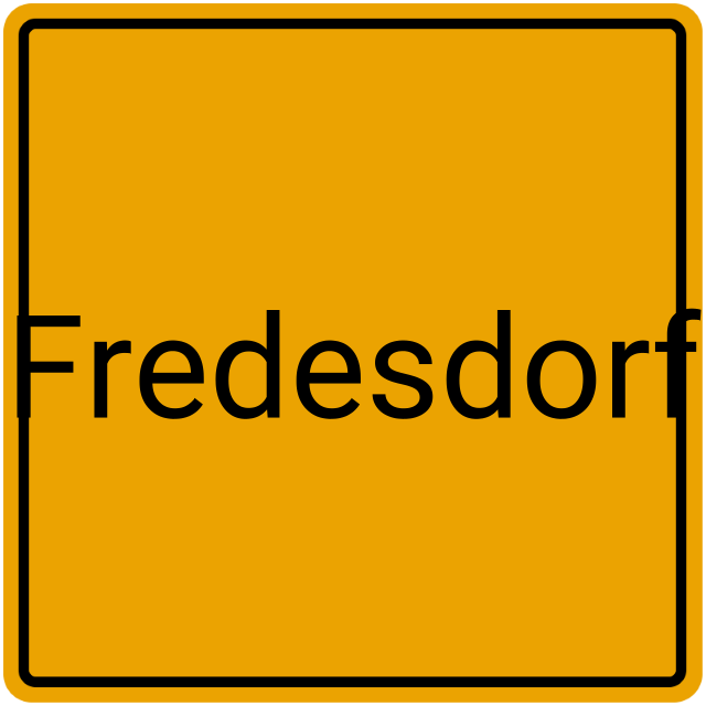 Meldebestätigung Fredesdorf