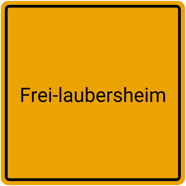 Meldebestätigung Frei-Laubersheim