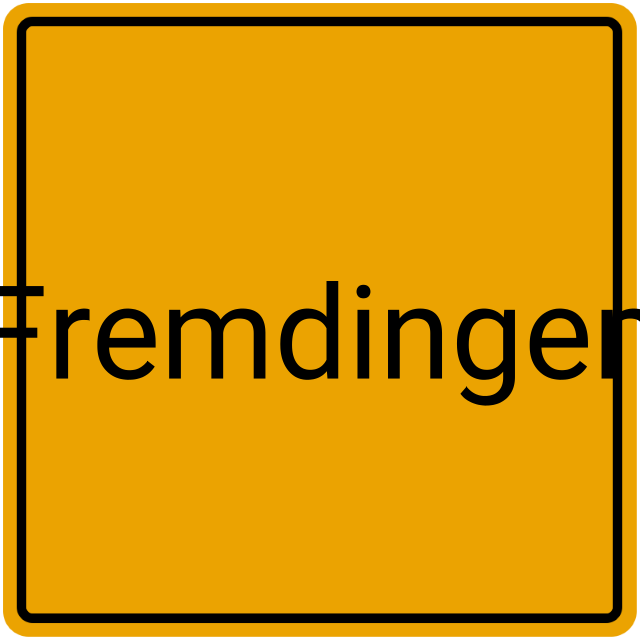 Meldebestätigung Fremdingen