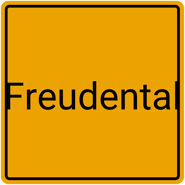 Meldebestätigung Freudental