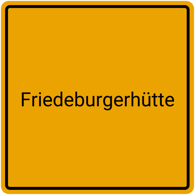 Meldebestätigung Friedeburgerhütte