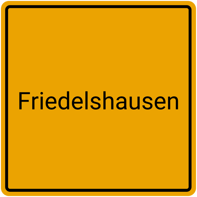 Meldebestätigung Friedelshausen