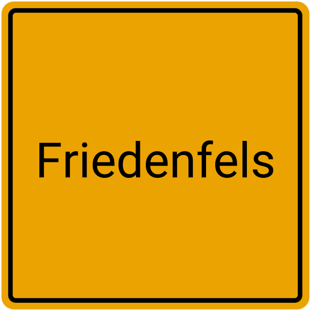 Meldebestätigung Friedenfels