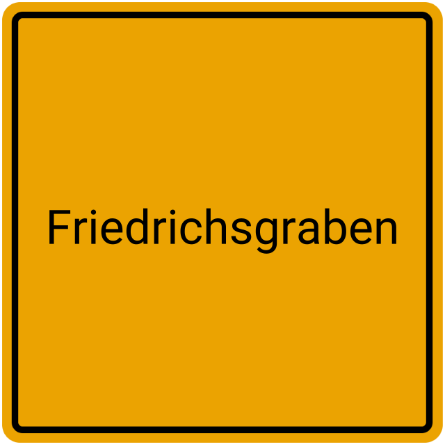 Meldebestätigung Friedrichsgraben