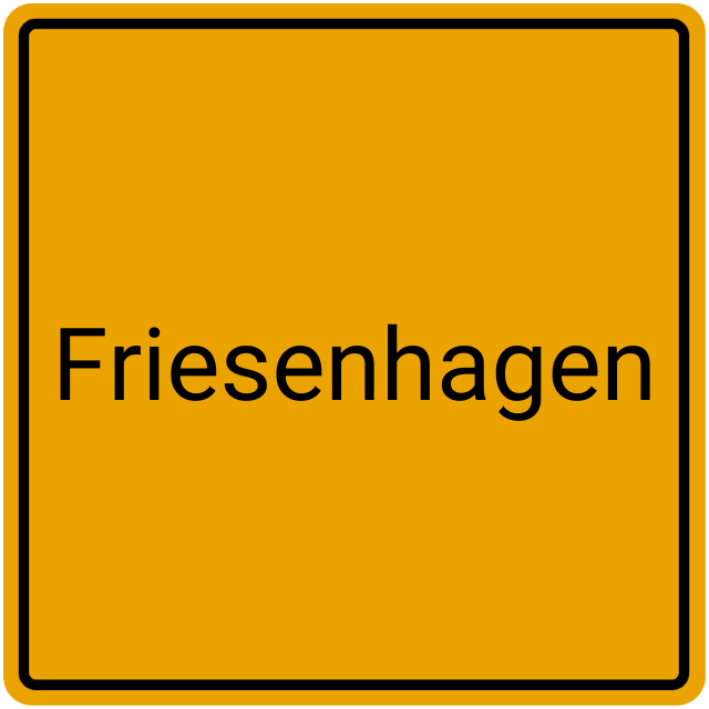 Meldebestätigung Friesenhagen