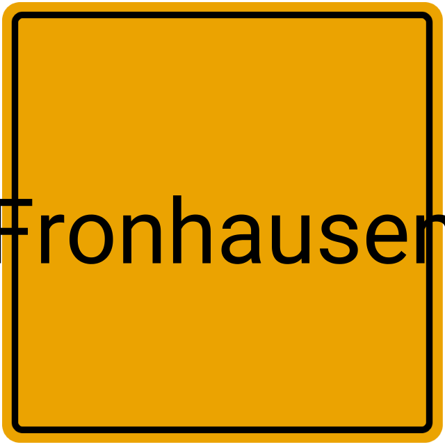 Meldebestätigung Fronhausen