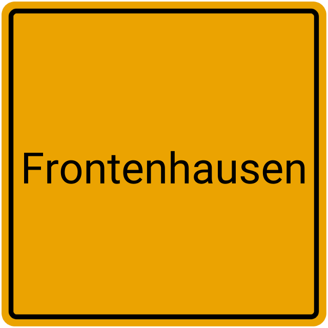 Meldebestätigung Frontenhausen