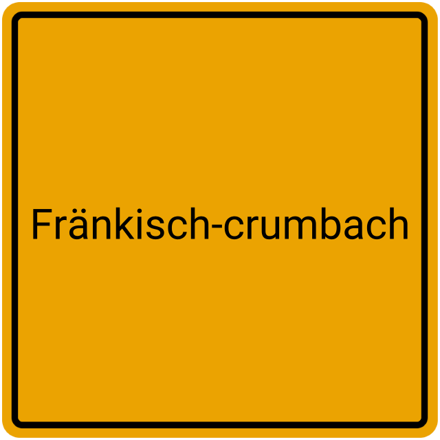 Meldebestätigung Fränkisch-Crumbach