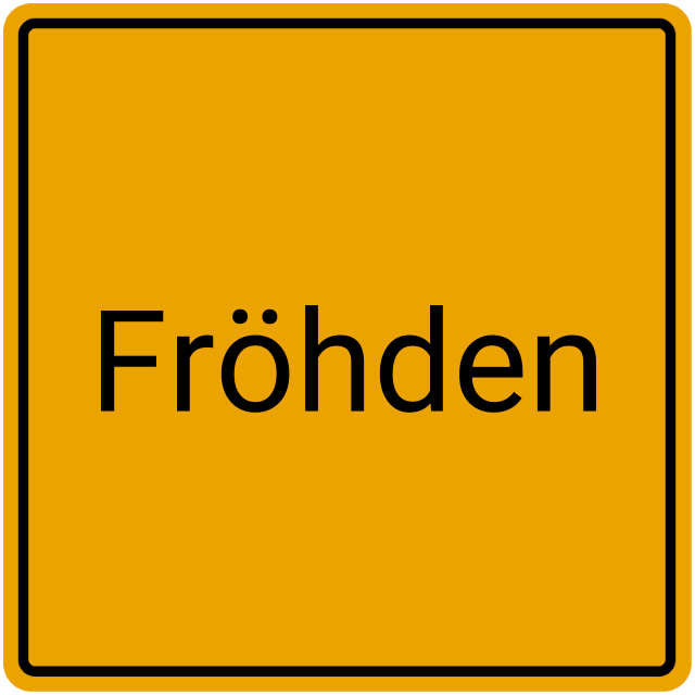 Meldebestätigung Fröhden