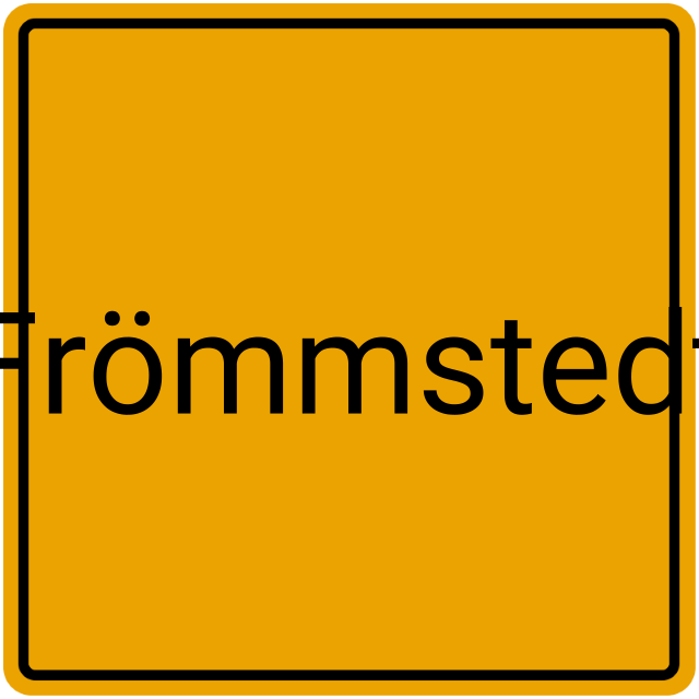 Meldebestätigung Frömmstedt