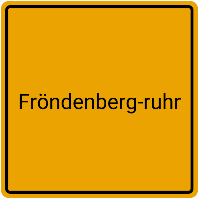 Meldebestätigung Fröndenberg-Ruhr