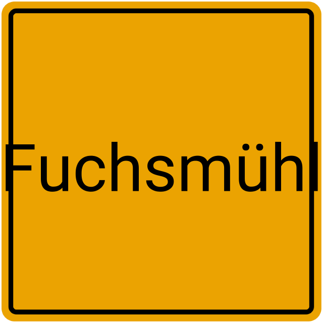 Meldebestätigung Fuchsmühl