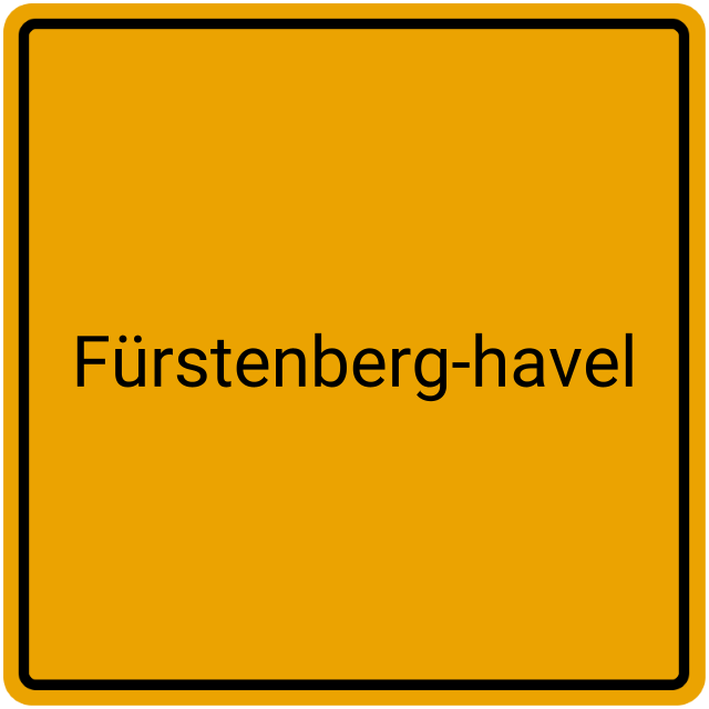 Meldebestätigung Fürstenberg-Havel