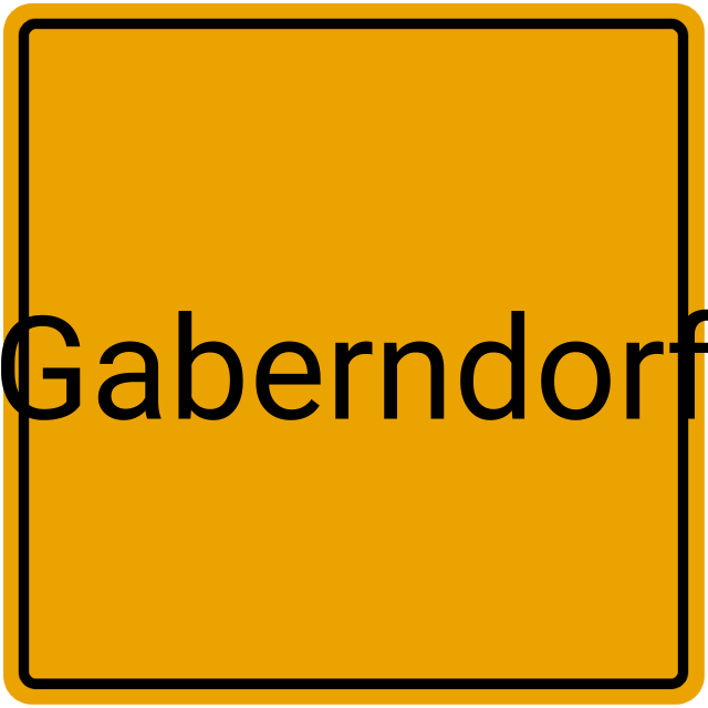 Meldebestätigung Gaberndorf