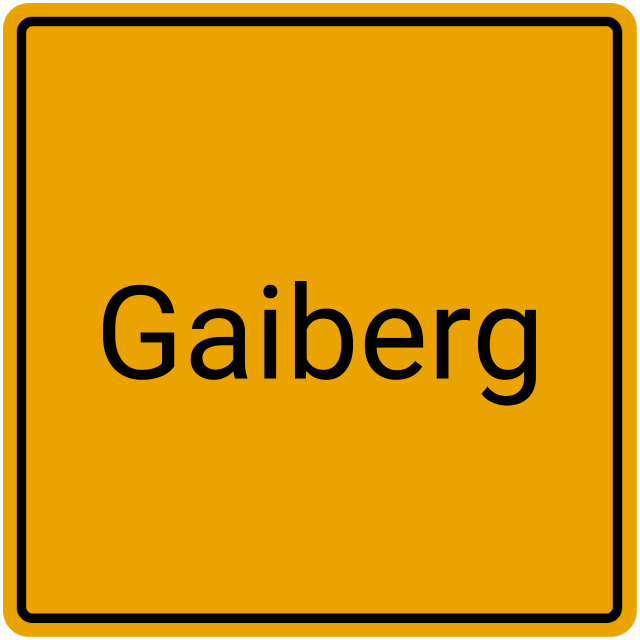 Meldebestätigung Gaiberg