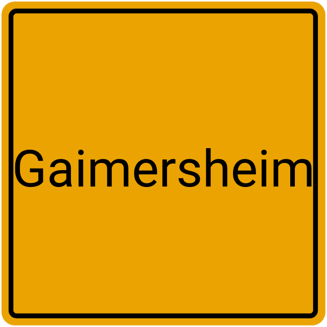 Meldebestätigung Gaimersheim