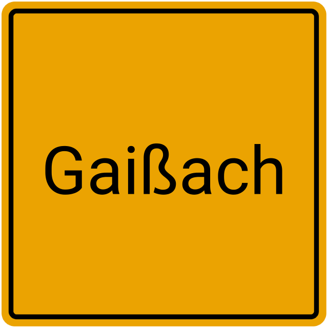 Meldebestätigung Gaißach