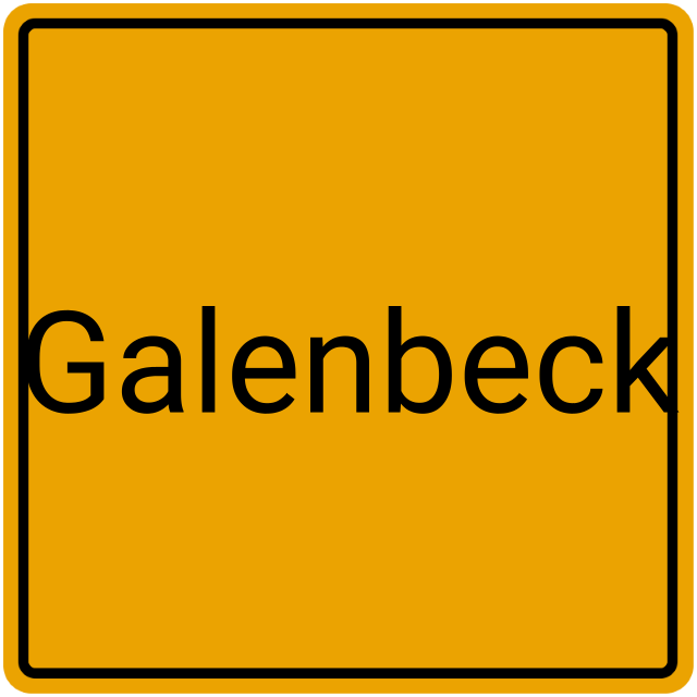Meldebestätigung Galenbeck