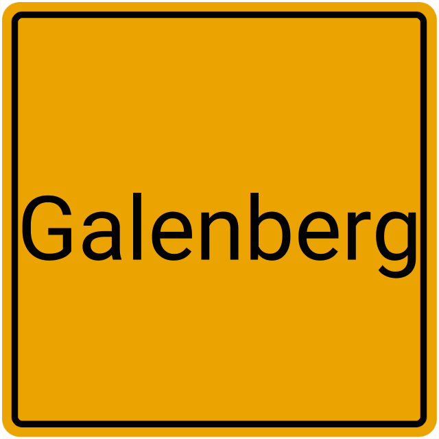 Meldebestätigung Galenberg