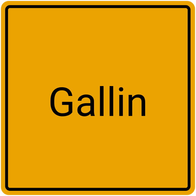 Meldebestätigung Gallin