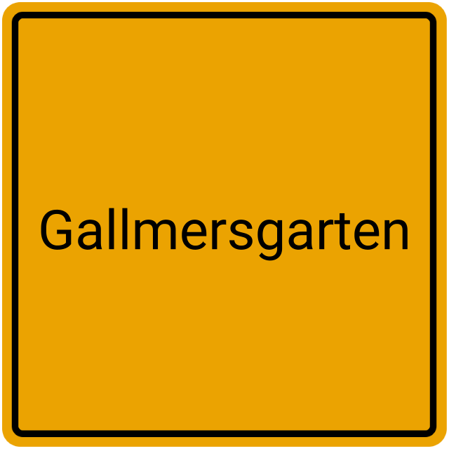 Meldebestätigung Gallmersgarten
