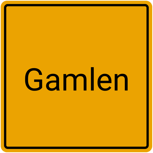 Meldebestätigung Gamlen