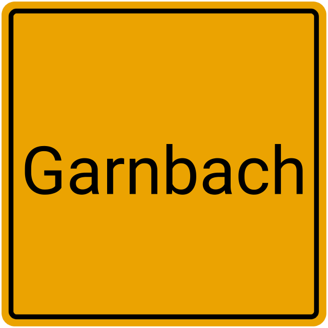 Meldebestätigung Garnbach