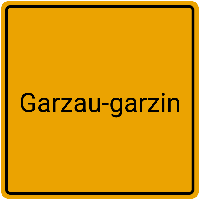 Meldebestätigung Garzau-Garzin