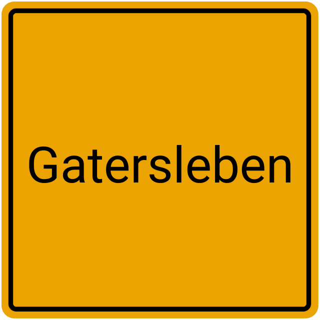 Meldebestätigung Gatersleben